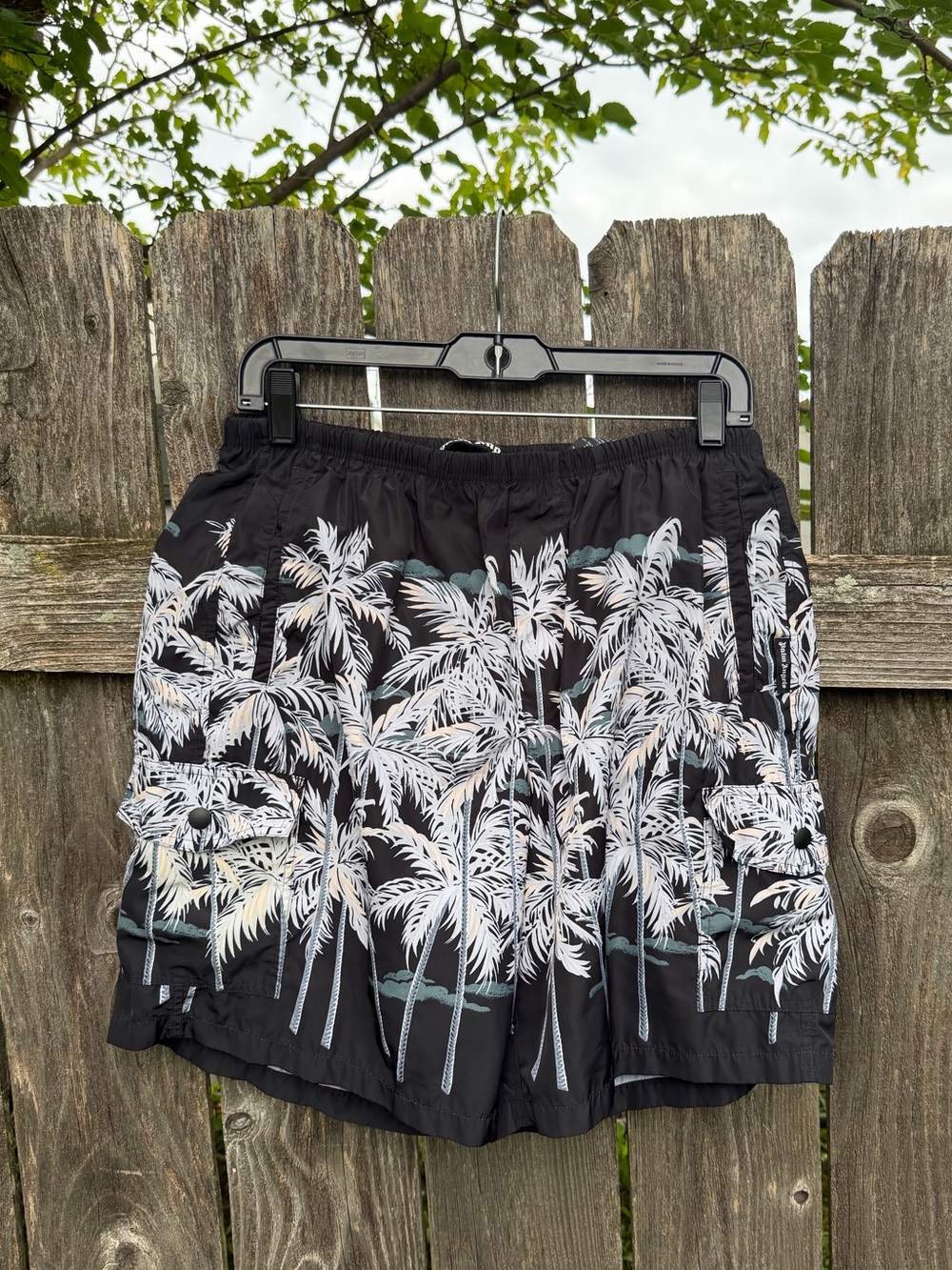 Palm Angels Men’s All Over Palms Swimshort size Large
